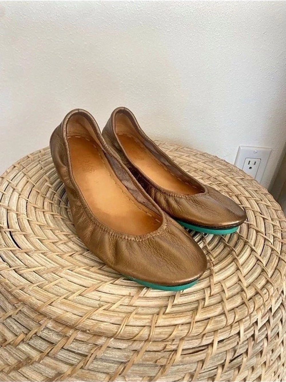 Tieks Metallic Bronze Ballet Flats